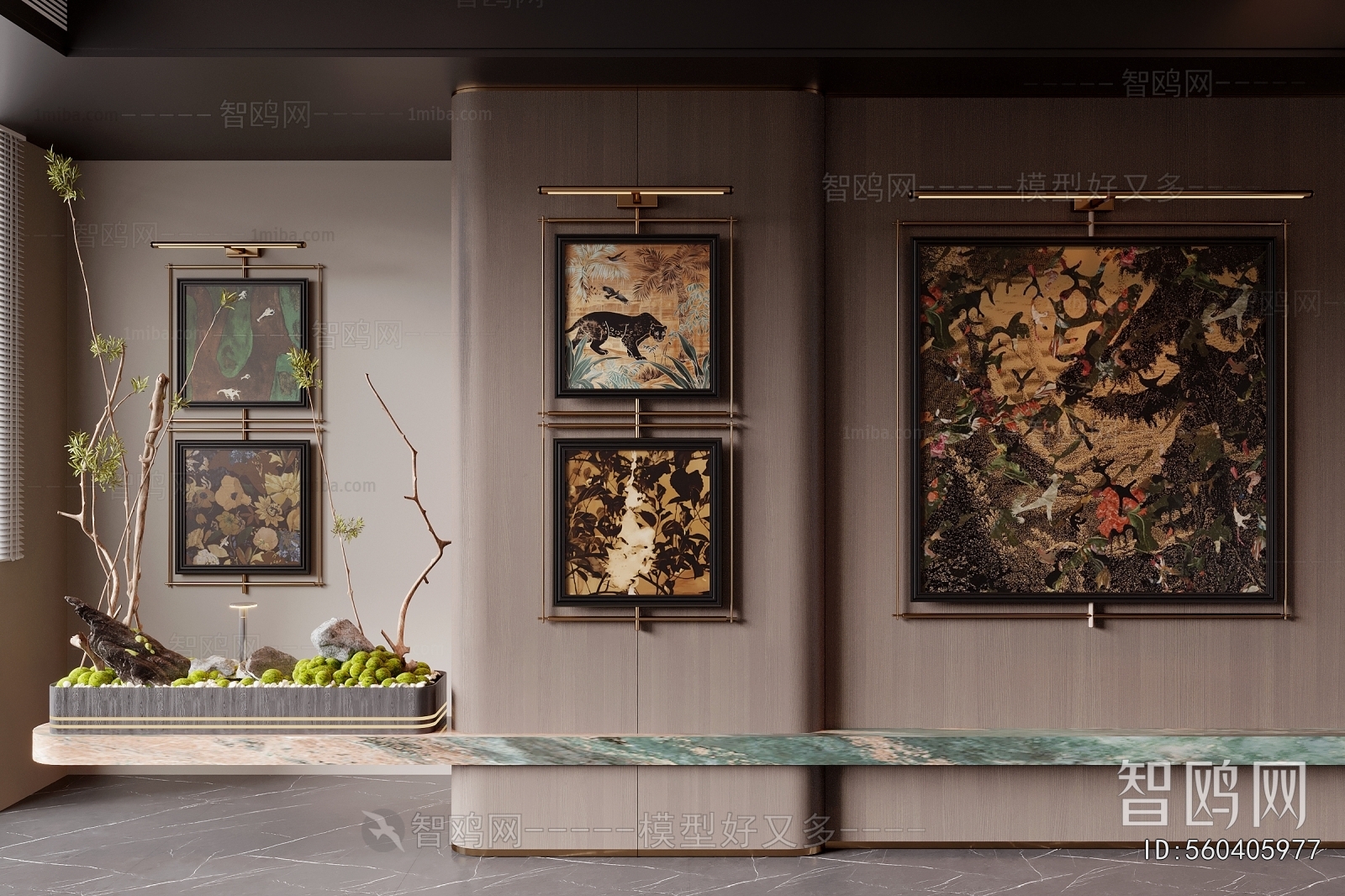 Retro Style Painting