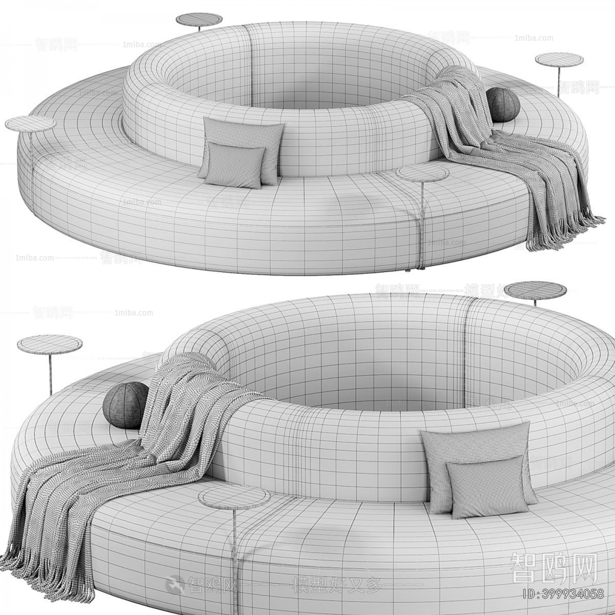 Modern Curved Sofa
