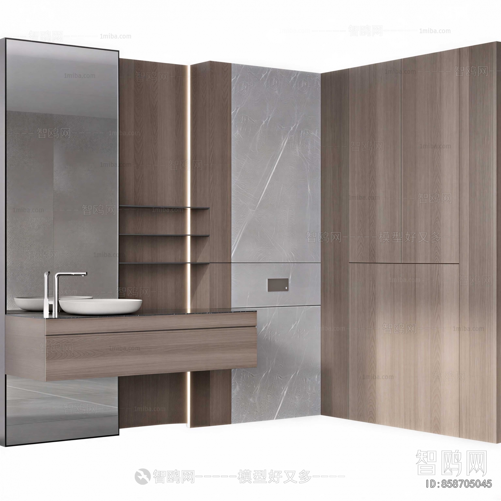 Modern Bathroom Cabinet