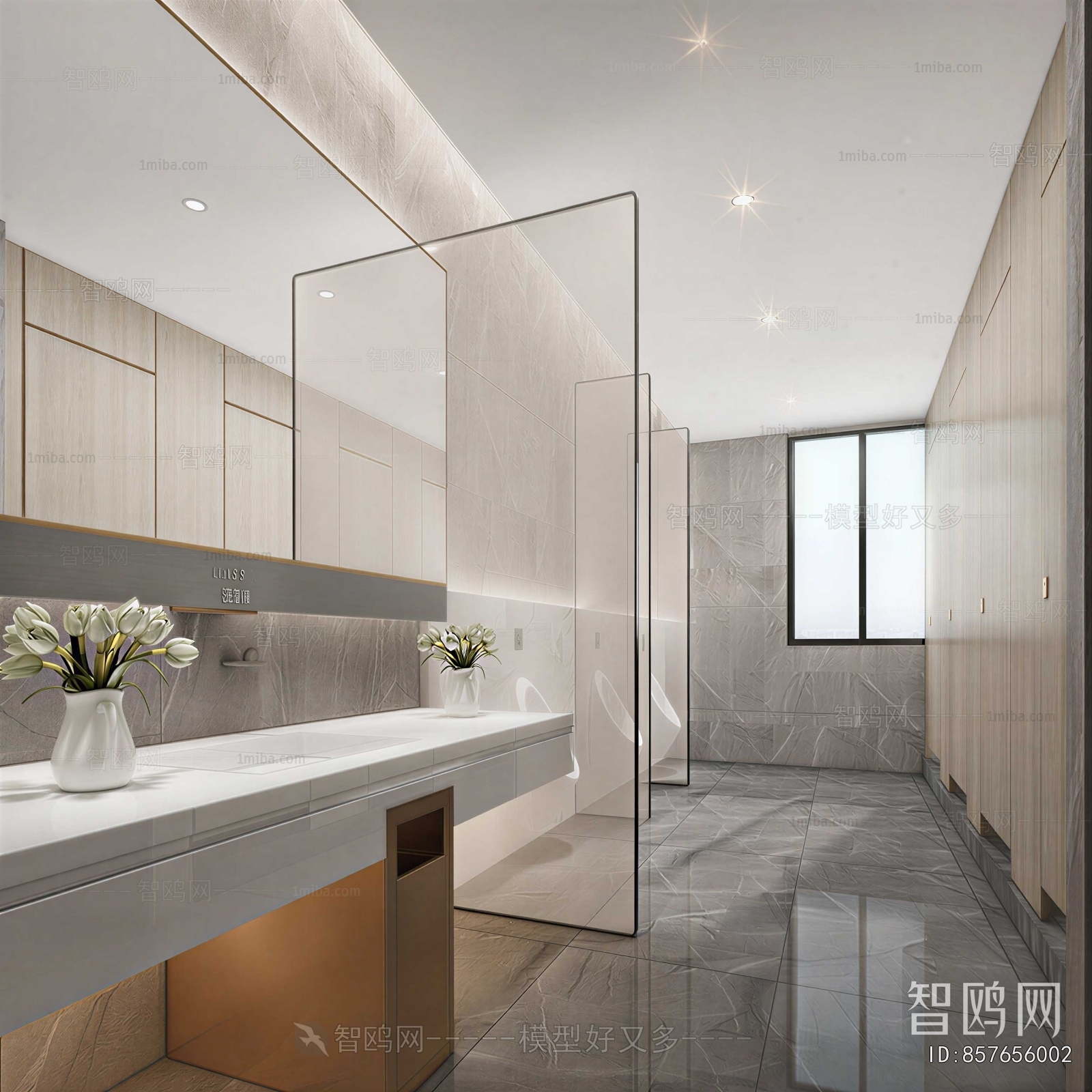 Modern Public Toilet