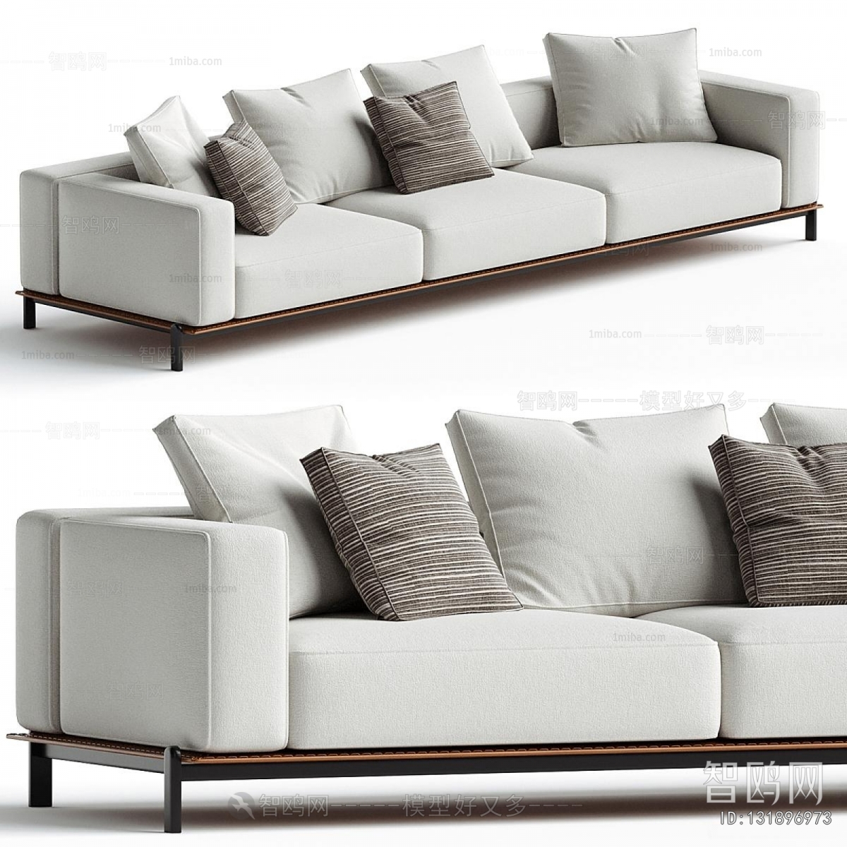 Modern Three-seat Sofa