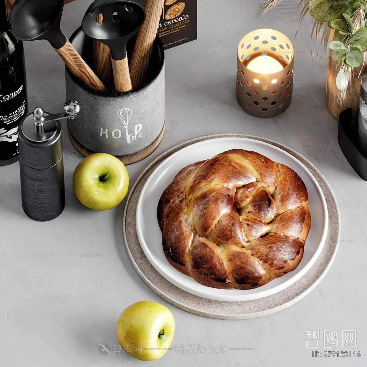 Modern Bread Cake