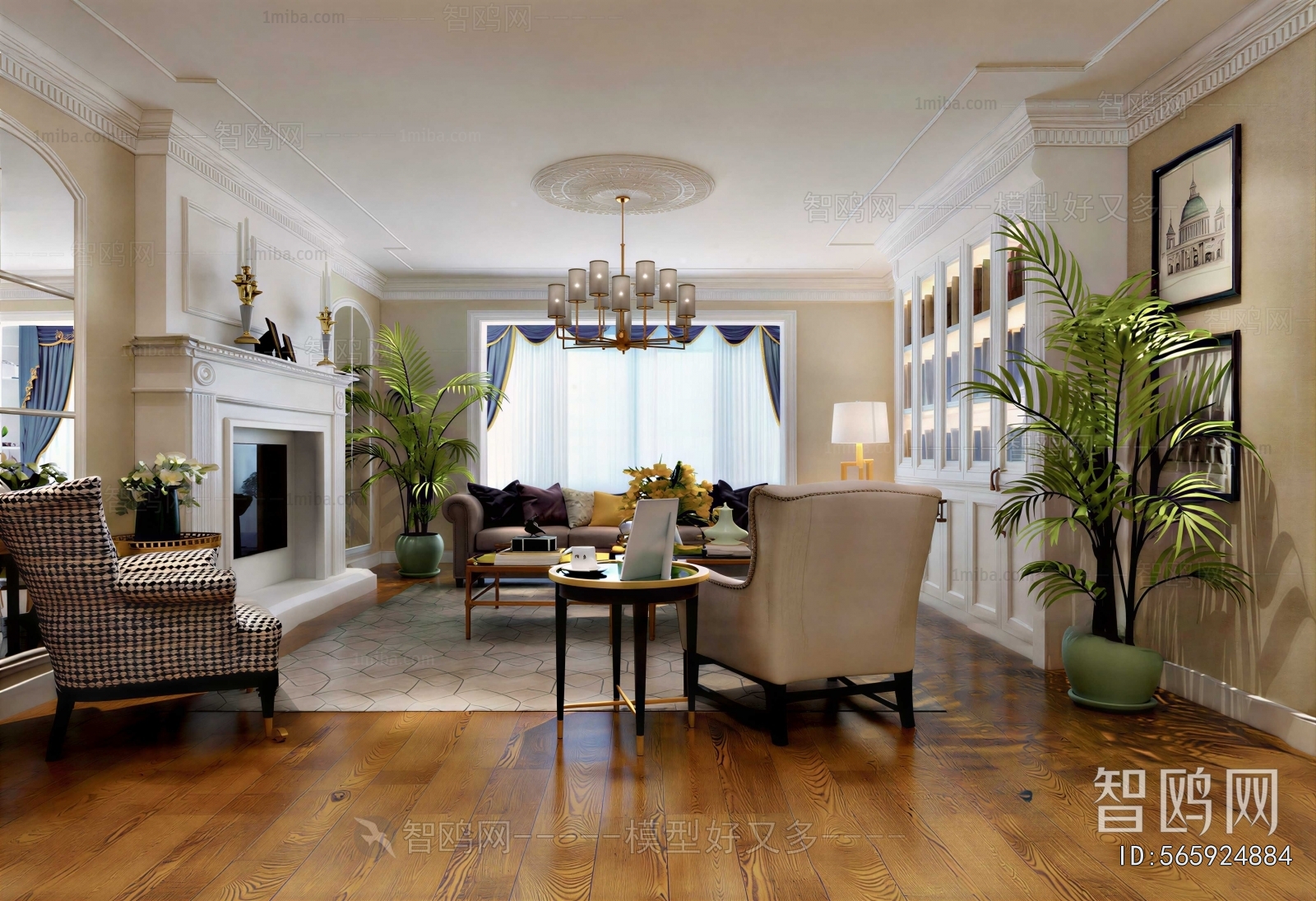 European Style A Living Room