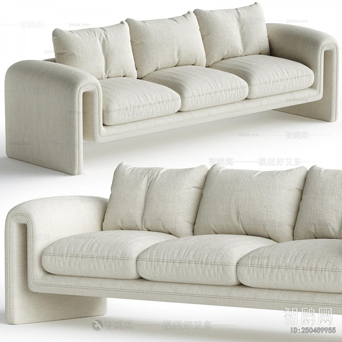 Modern Three-seat Sofa