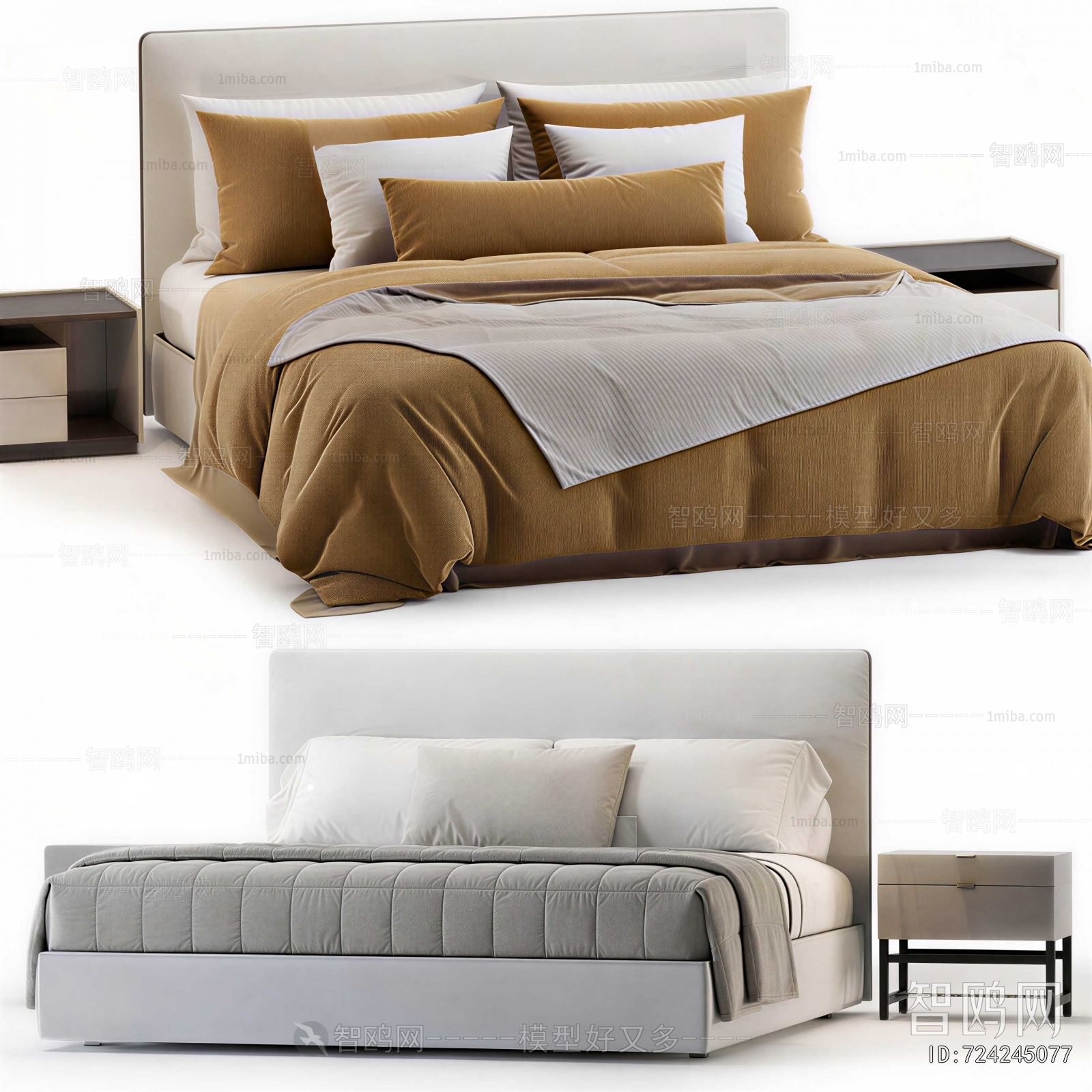 Modern Double Bed