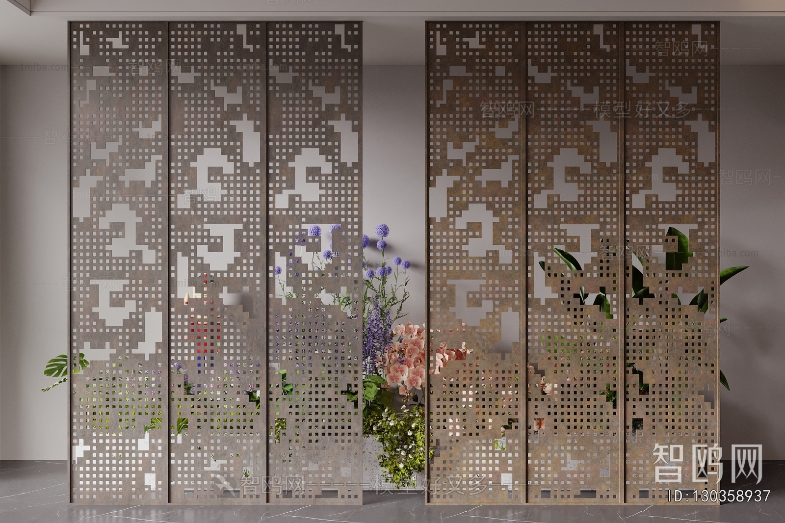 Industrial Style Partition