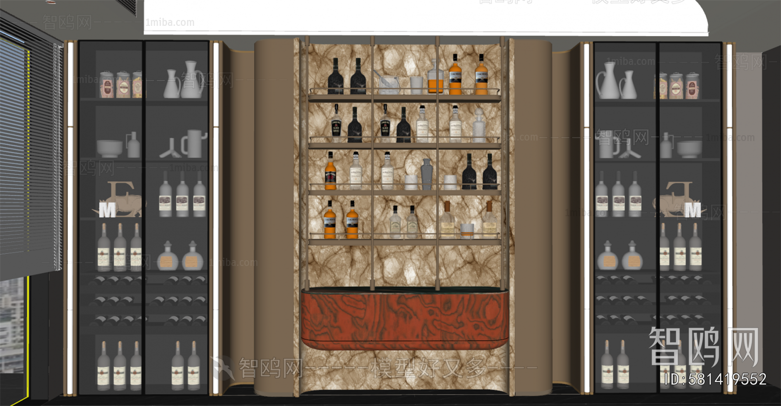Modern Wine Cabinet
