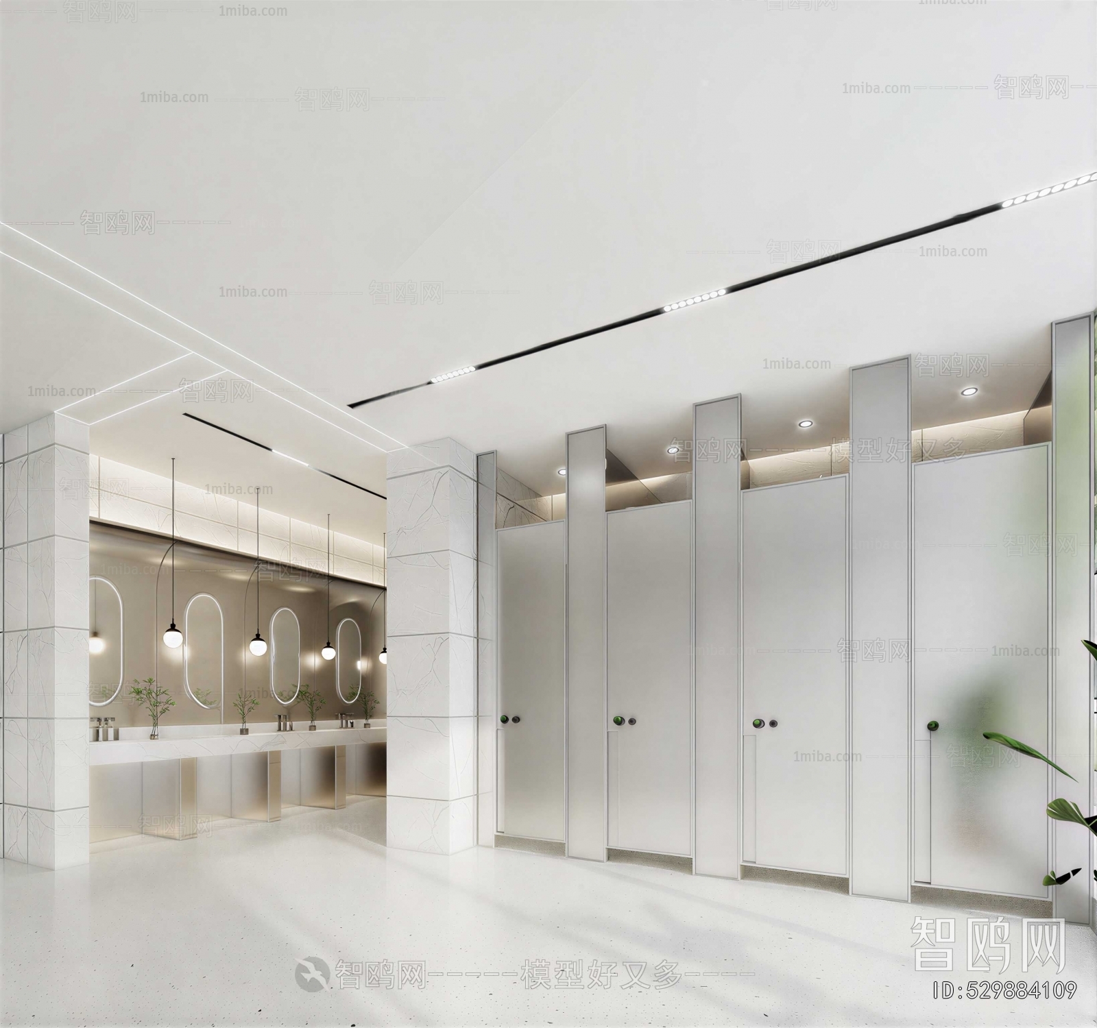 Modern Public Toilet