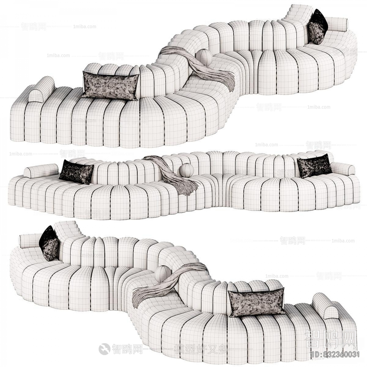 Modern Curved Sofa