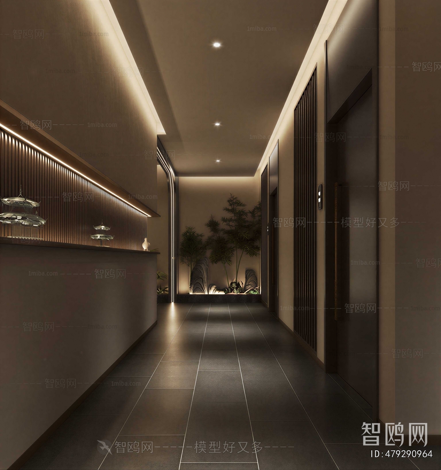 New Chinese Style Corridor