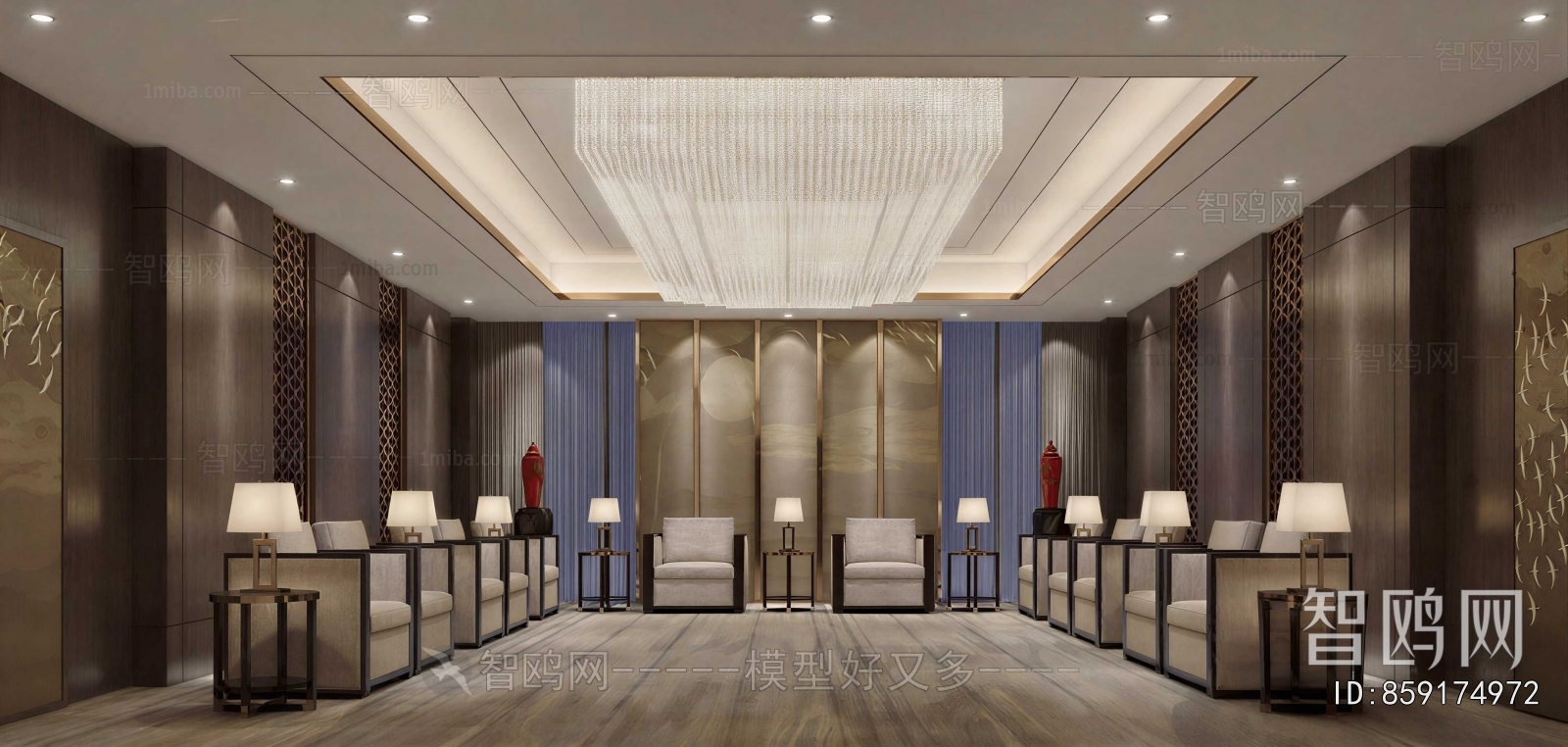New Chinese Style Reception Room