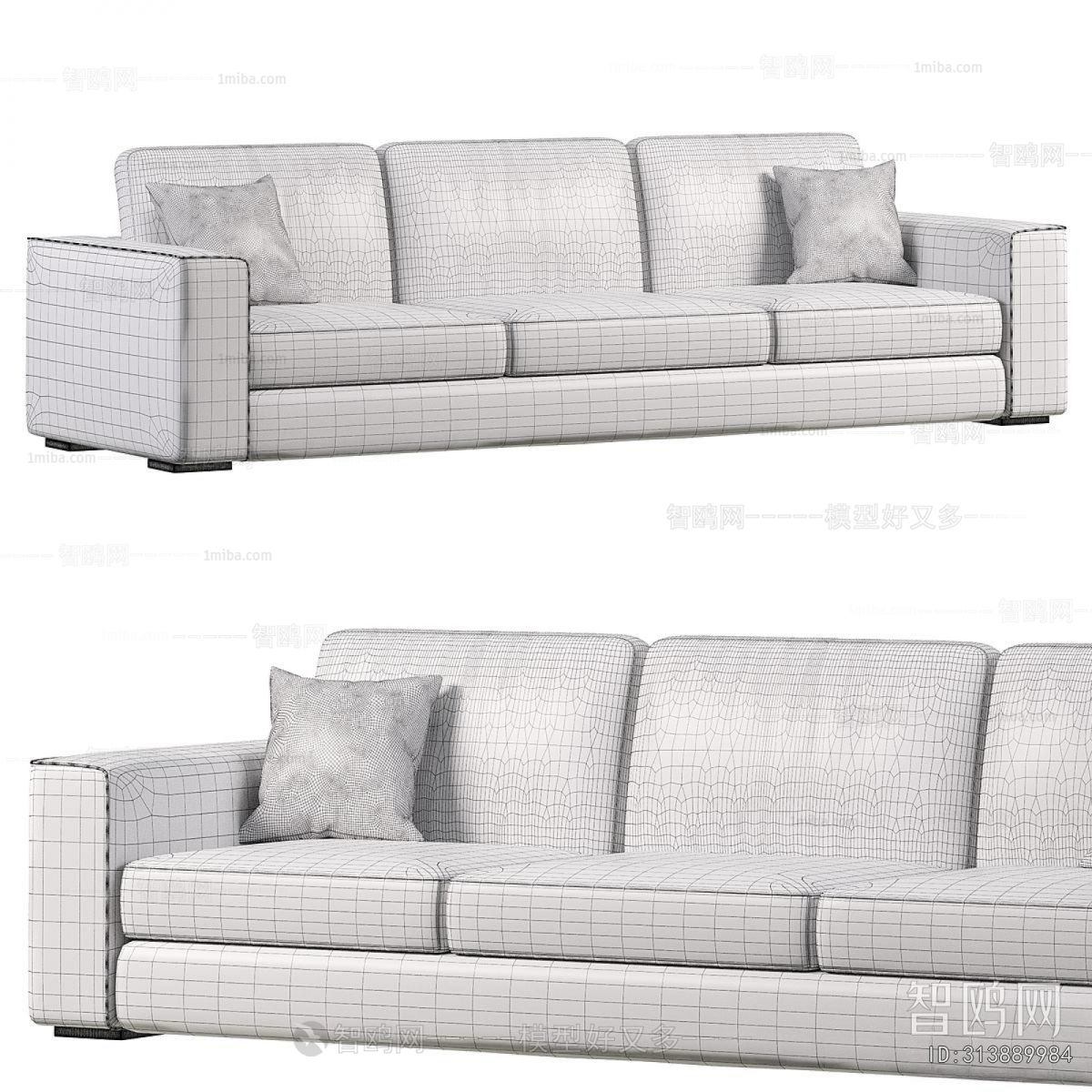 Modern Three-seat Sofa