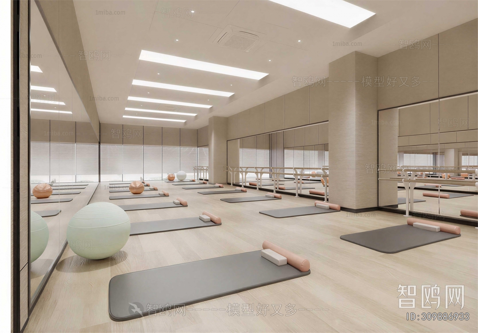 Modern Yoga Room