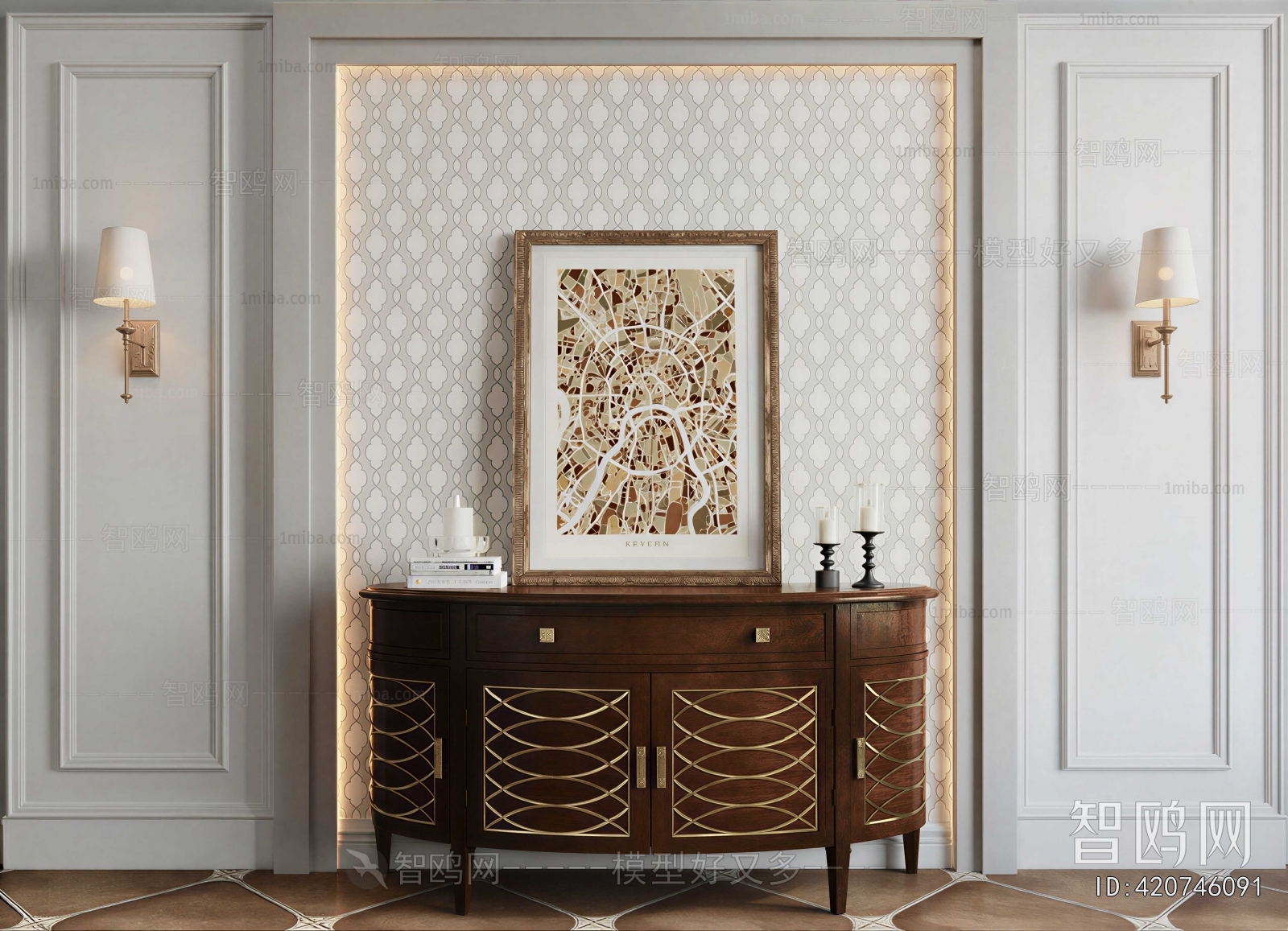 Modern Entrance Cabinet