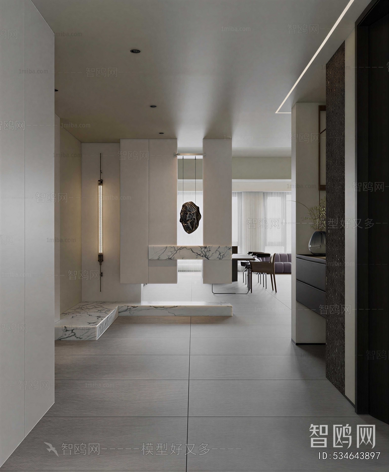 Modern Hallway