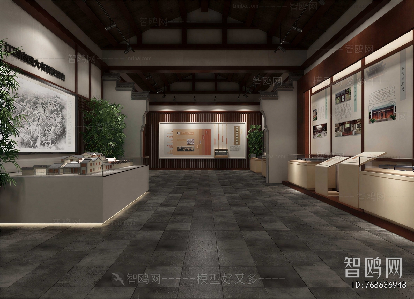 New Chinese Style Exhibition Hall