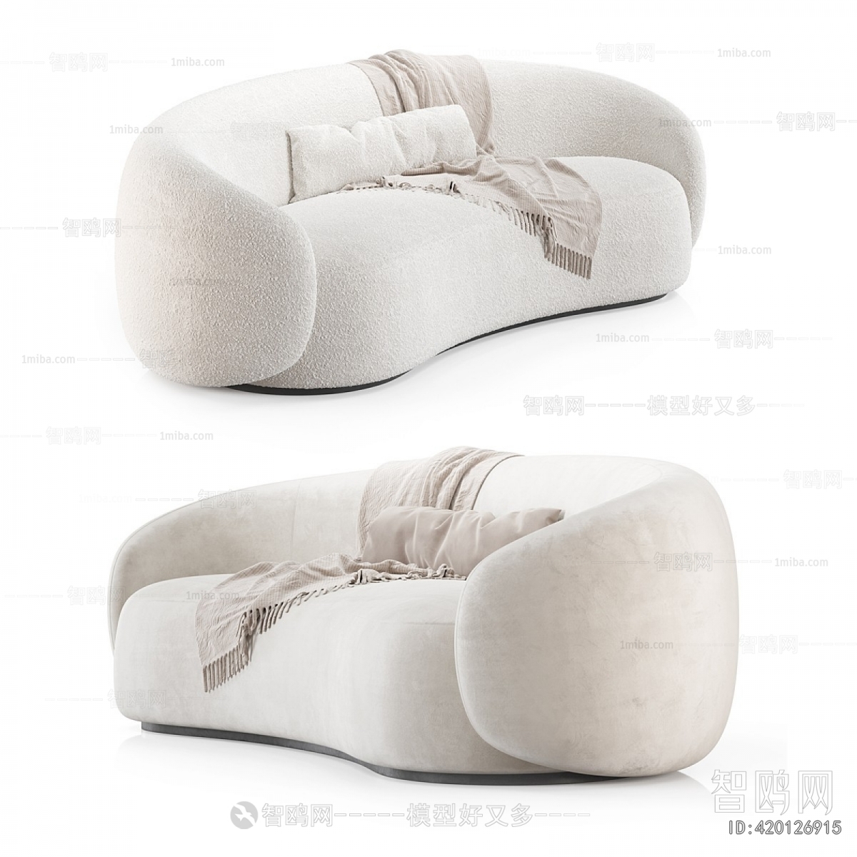 Modern Curved Sofa