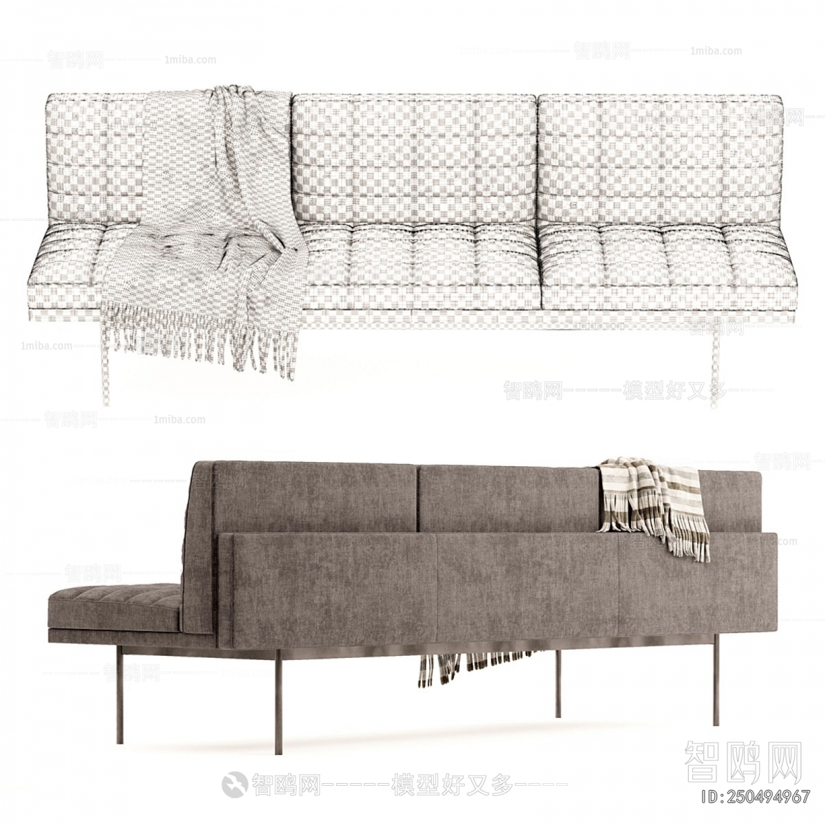 Modern Multi Person Sofa