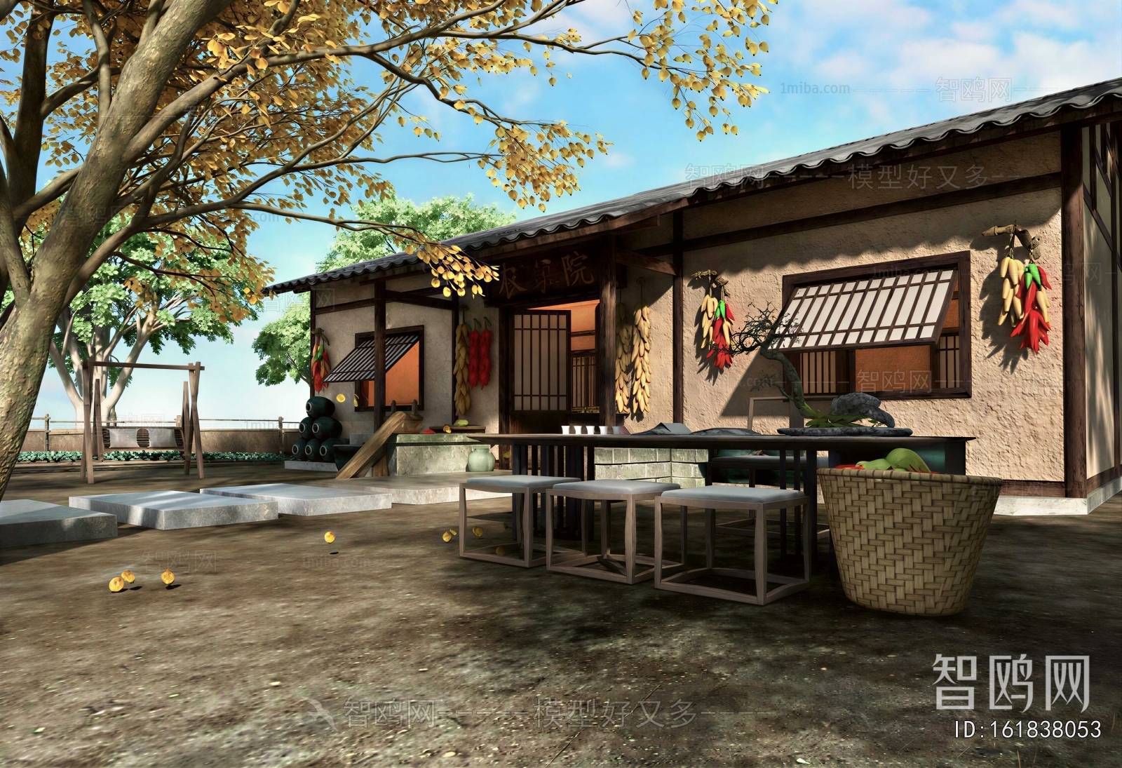 New Chinese Style Courtyard/landscape