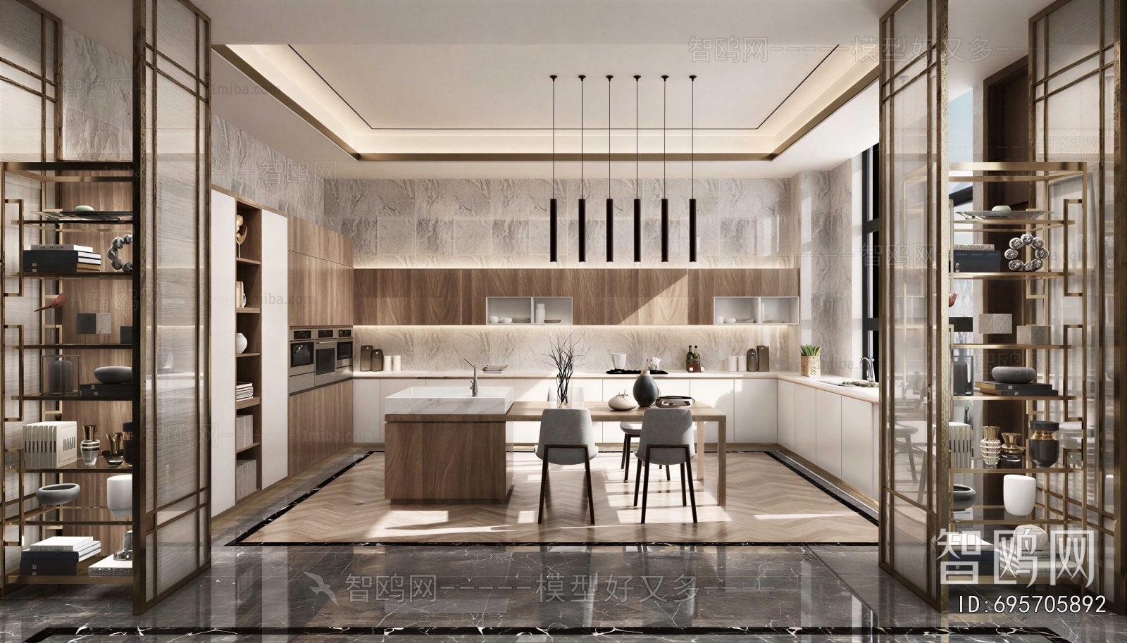 Modern Open Kitchen