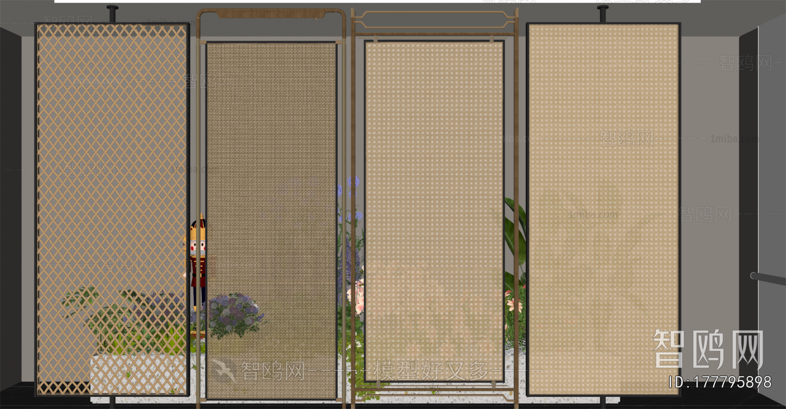 Wabi-sabi Style Partition