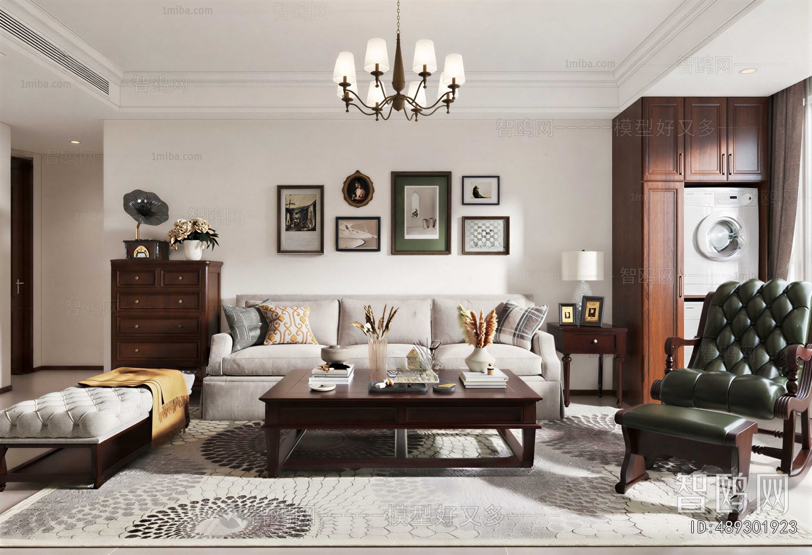 American Style A Living Room