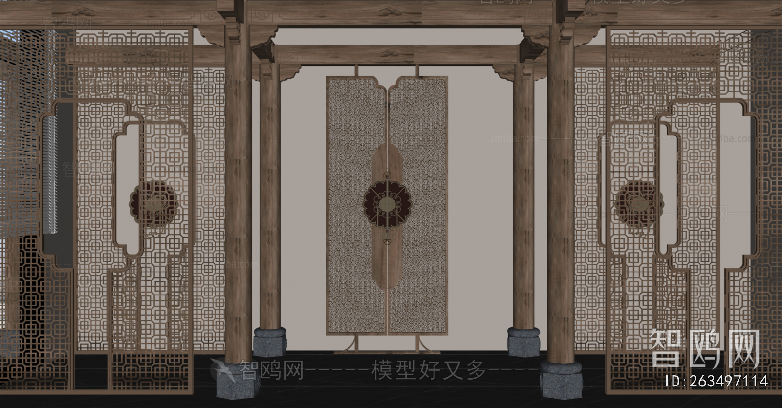 New Chinese Style Column