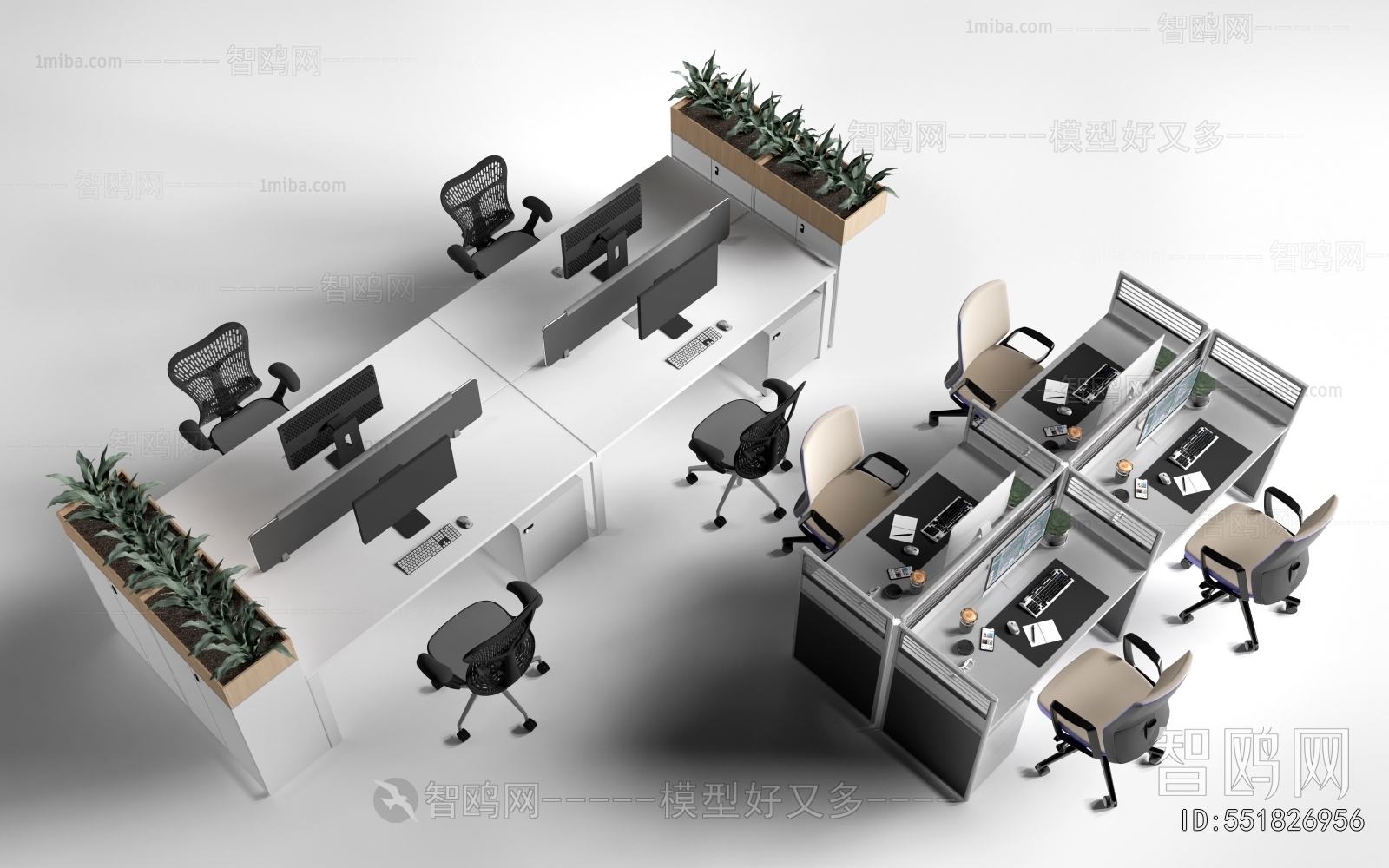 Modern Office Desk And Chair