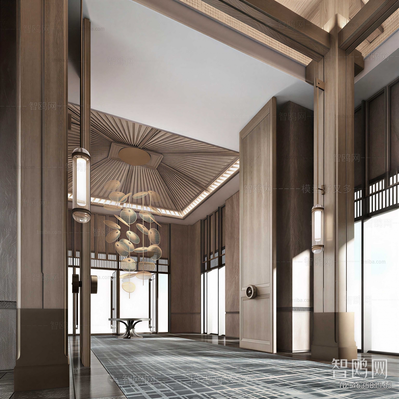 New Chinese Style Lobby Hall