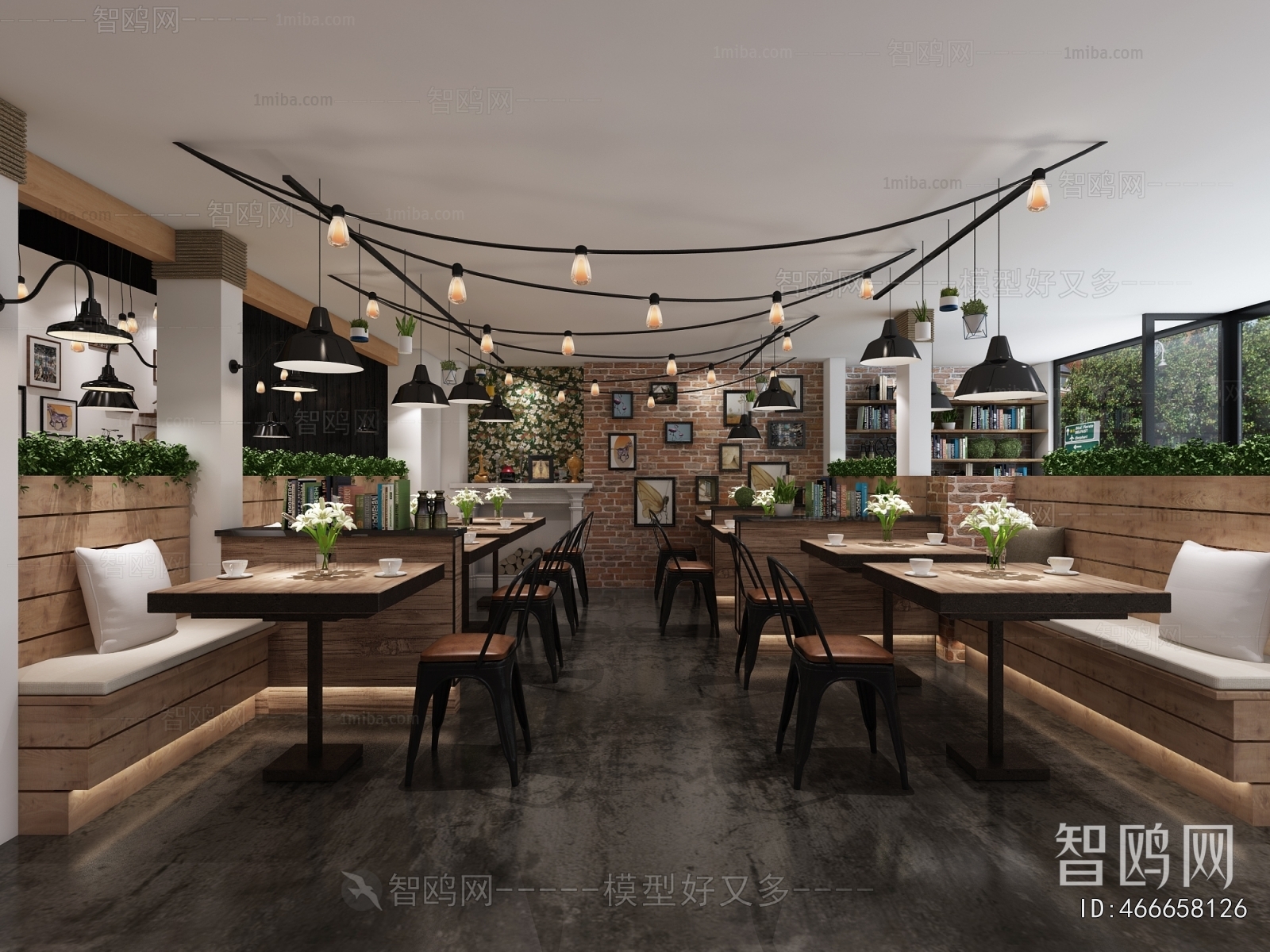 Industrial Style Cafe