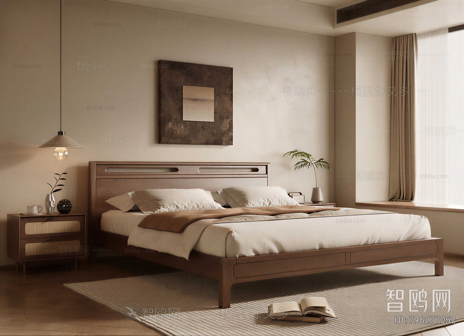 Wabi-sabi Style Bedroom