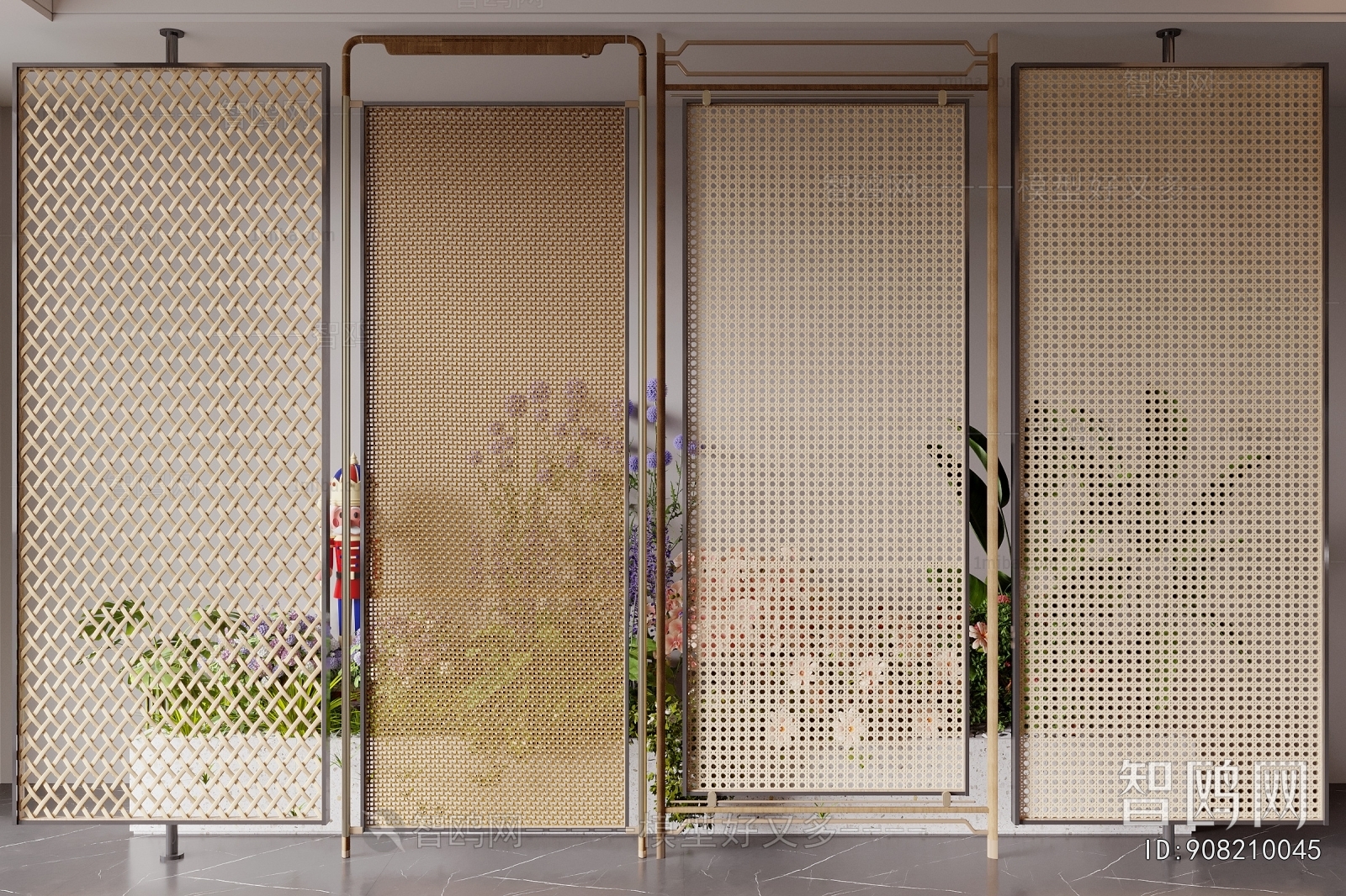 Wabi-sabi Style Partition