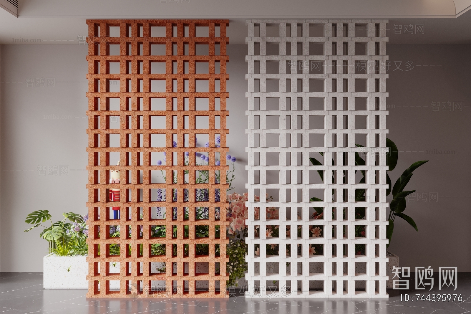 Modern Cement Brick Screen Partition