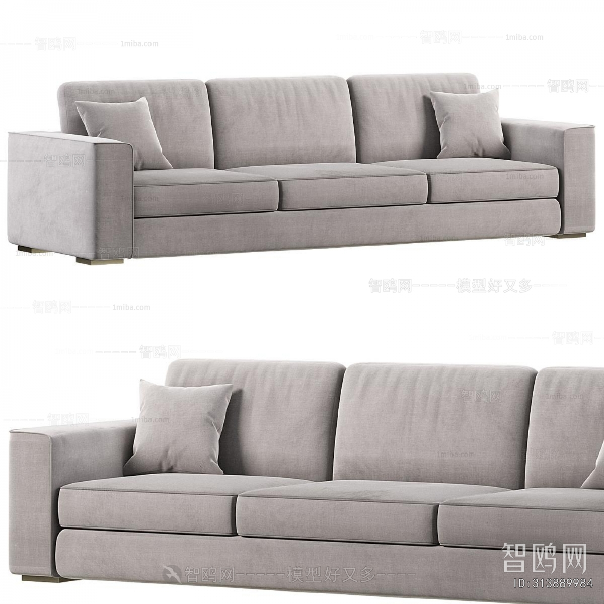 Modern Three-seat Sofa