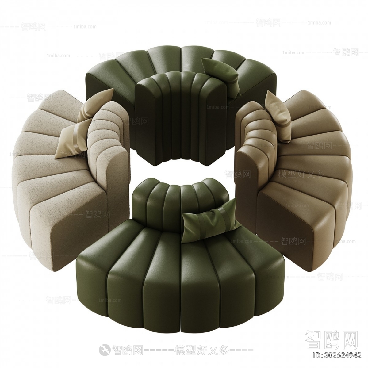 Modern Card Seat Sofa