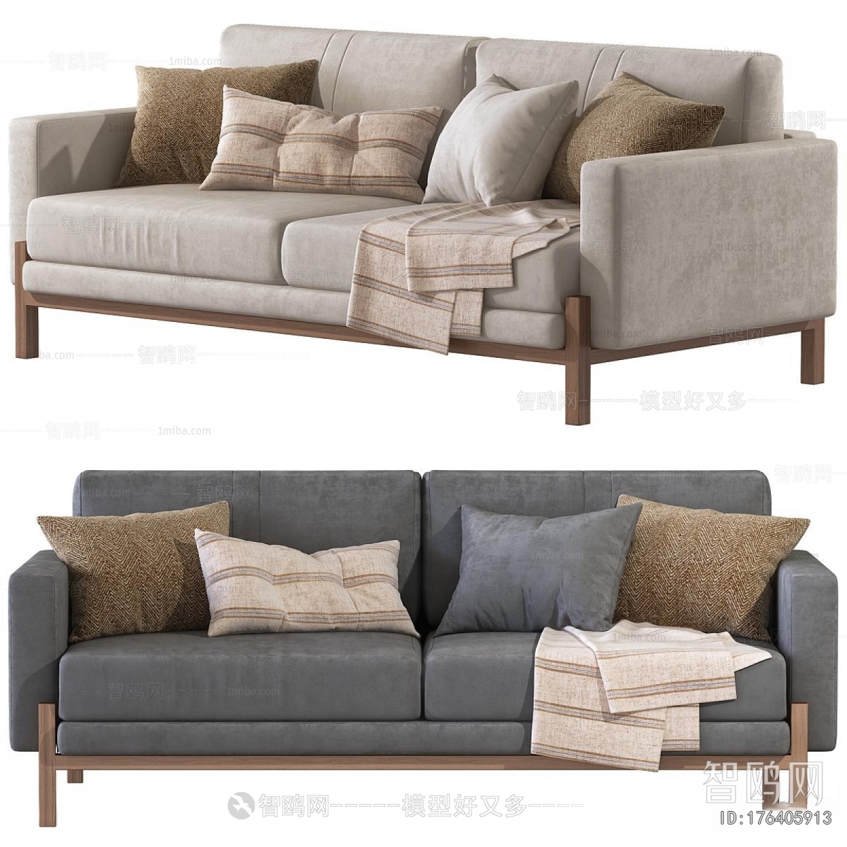 Nordic Style A Sofa For Two