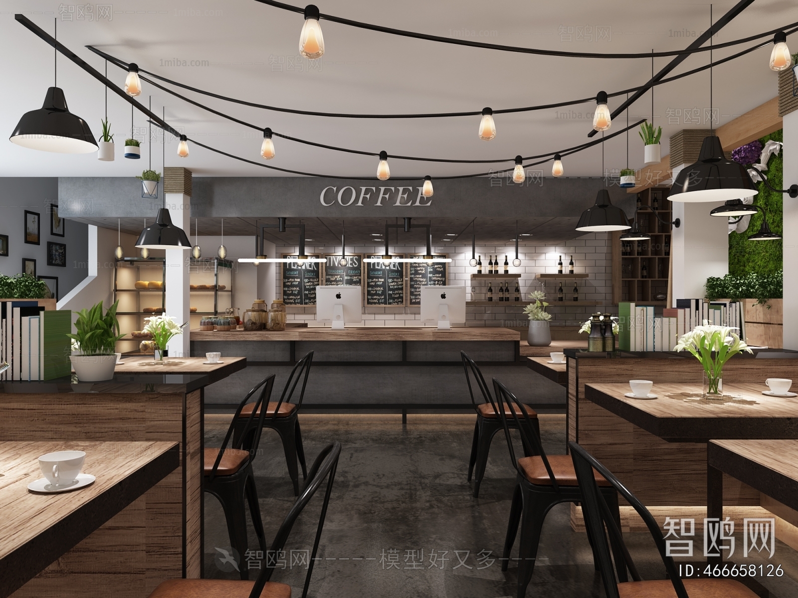 Industrial Style Cafe