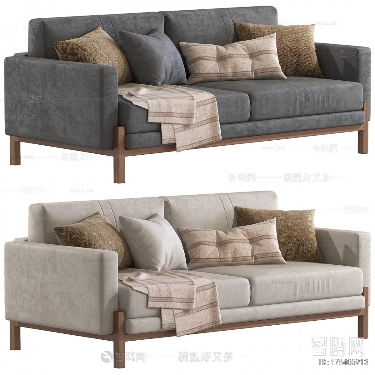 Nordic Style A Sofa For Two
