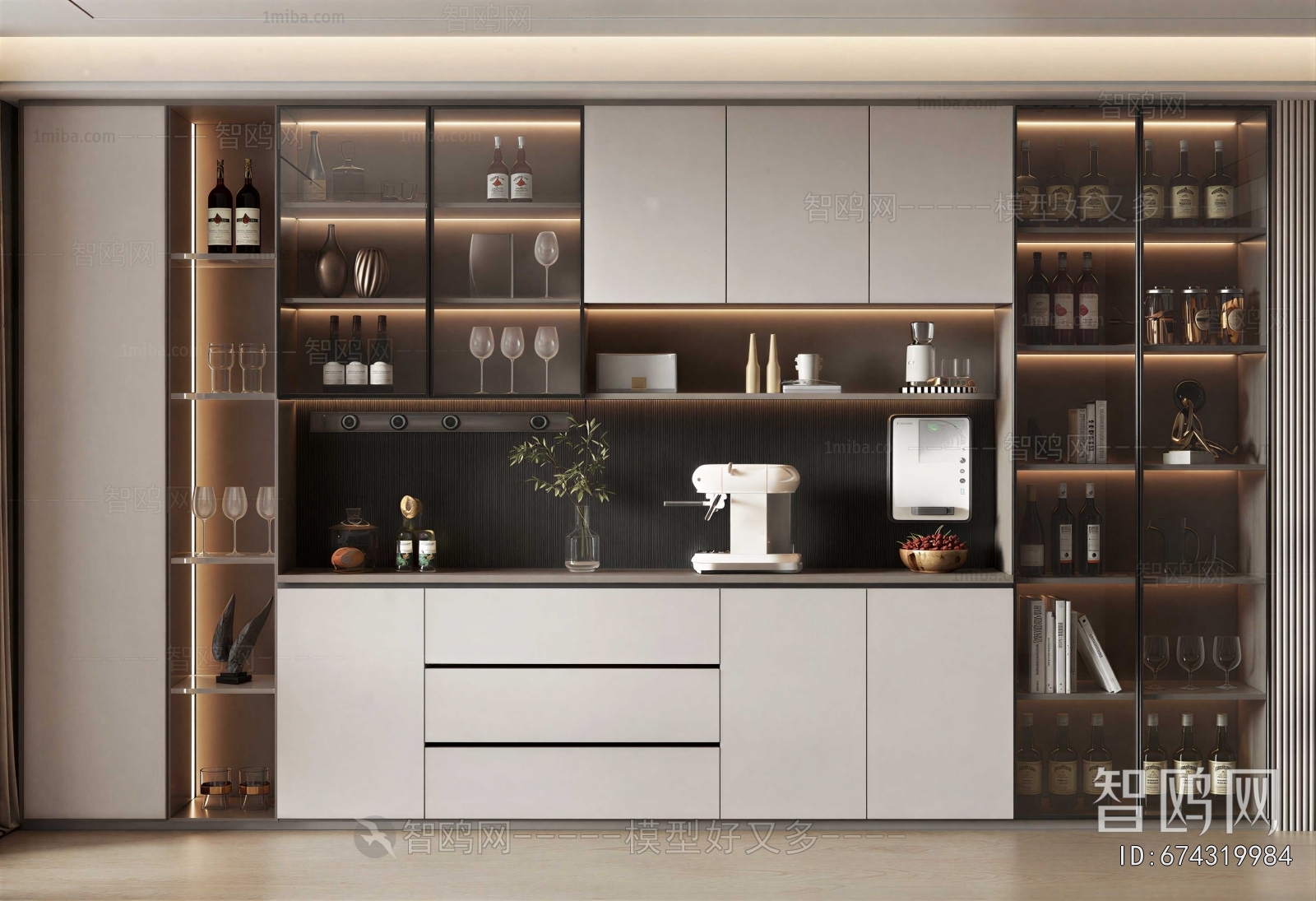 Modern Wine Cabinet