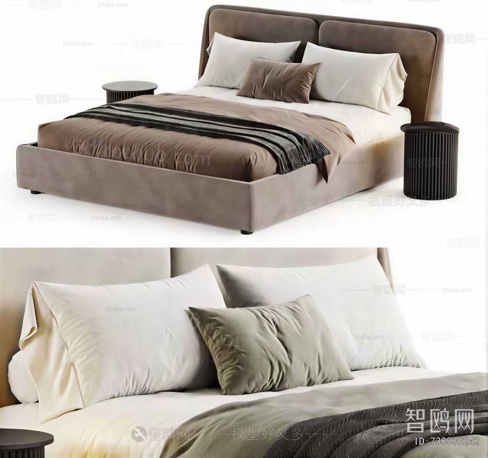 Modern Double Bed