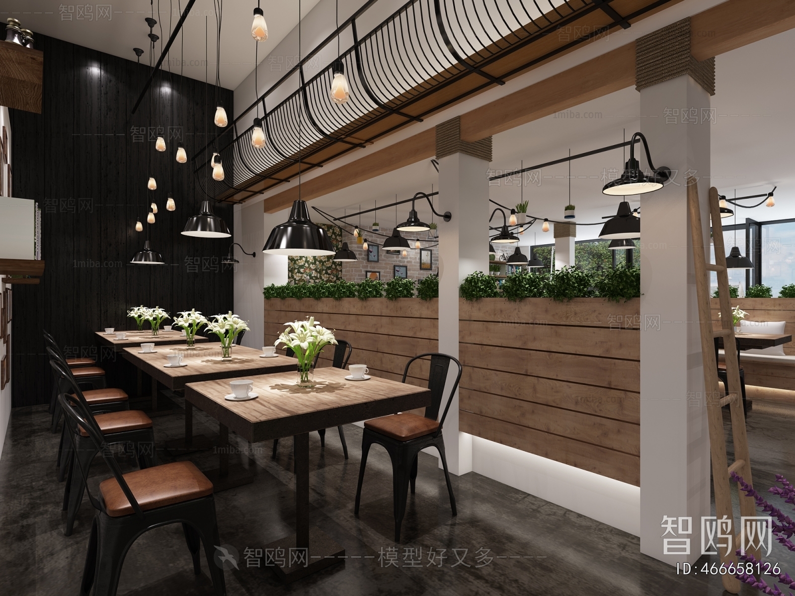 Industrial Style Cafe