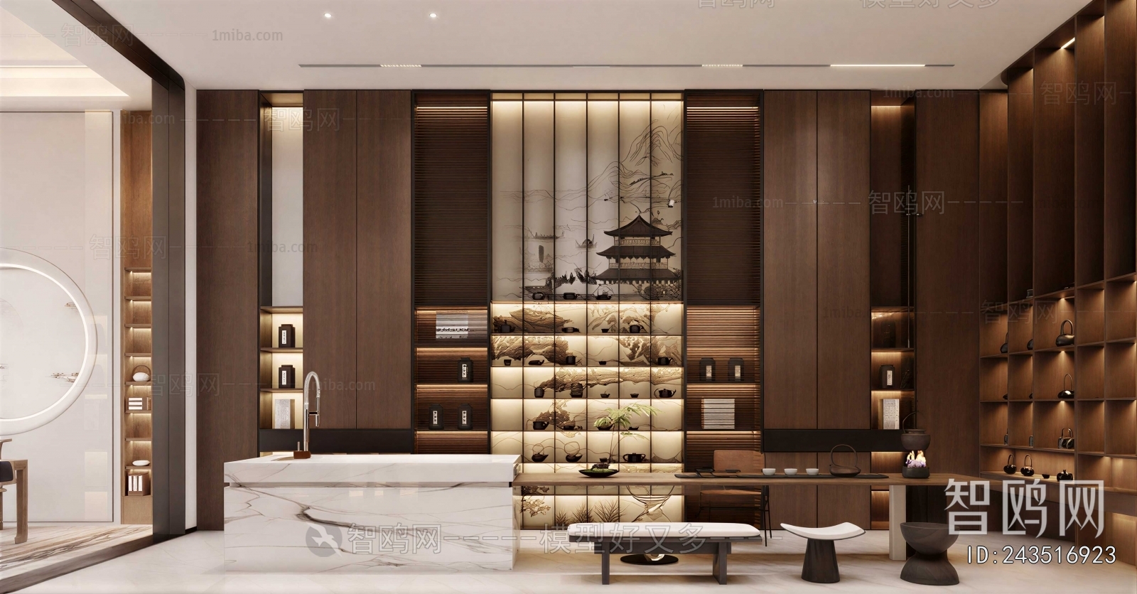 New Chinese Style Dining Room