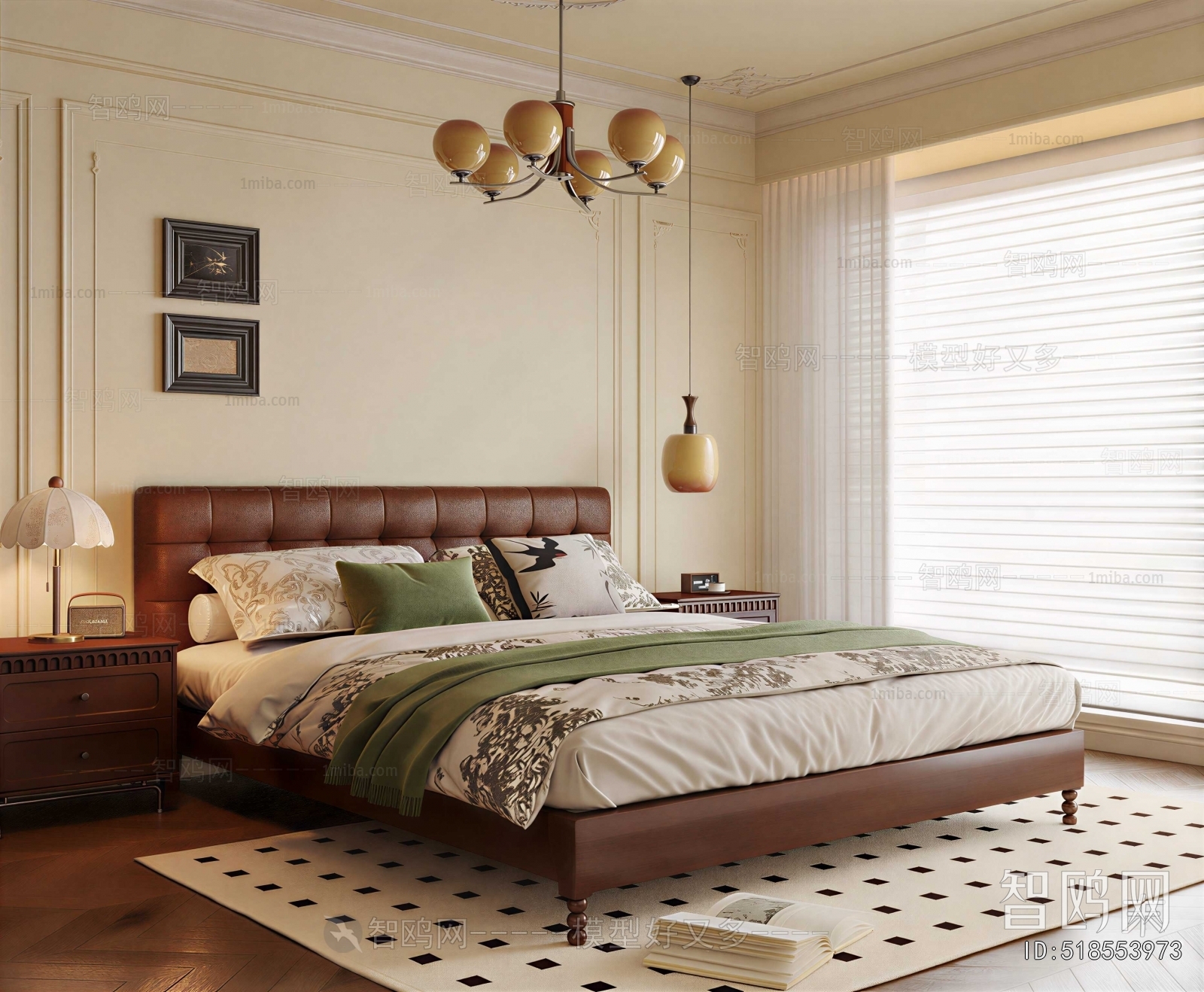 French Style Double Bed