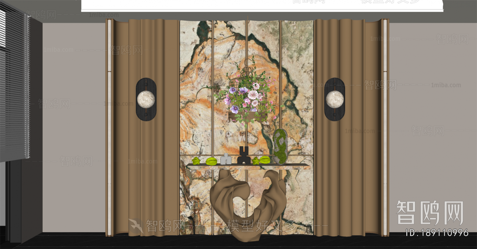 Modern Post Modern Style Console