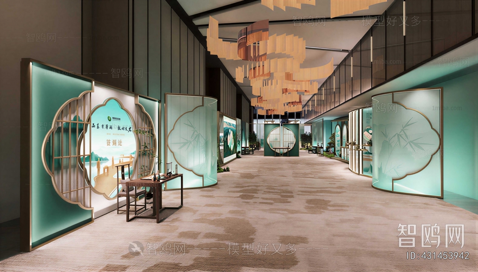 New Chinese Style Exhibition Hall