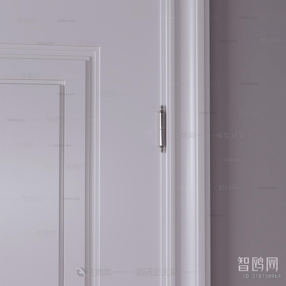 Simple European Style Single Door