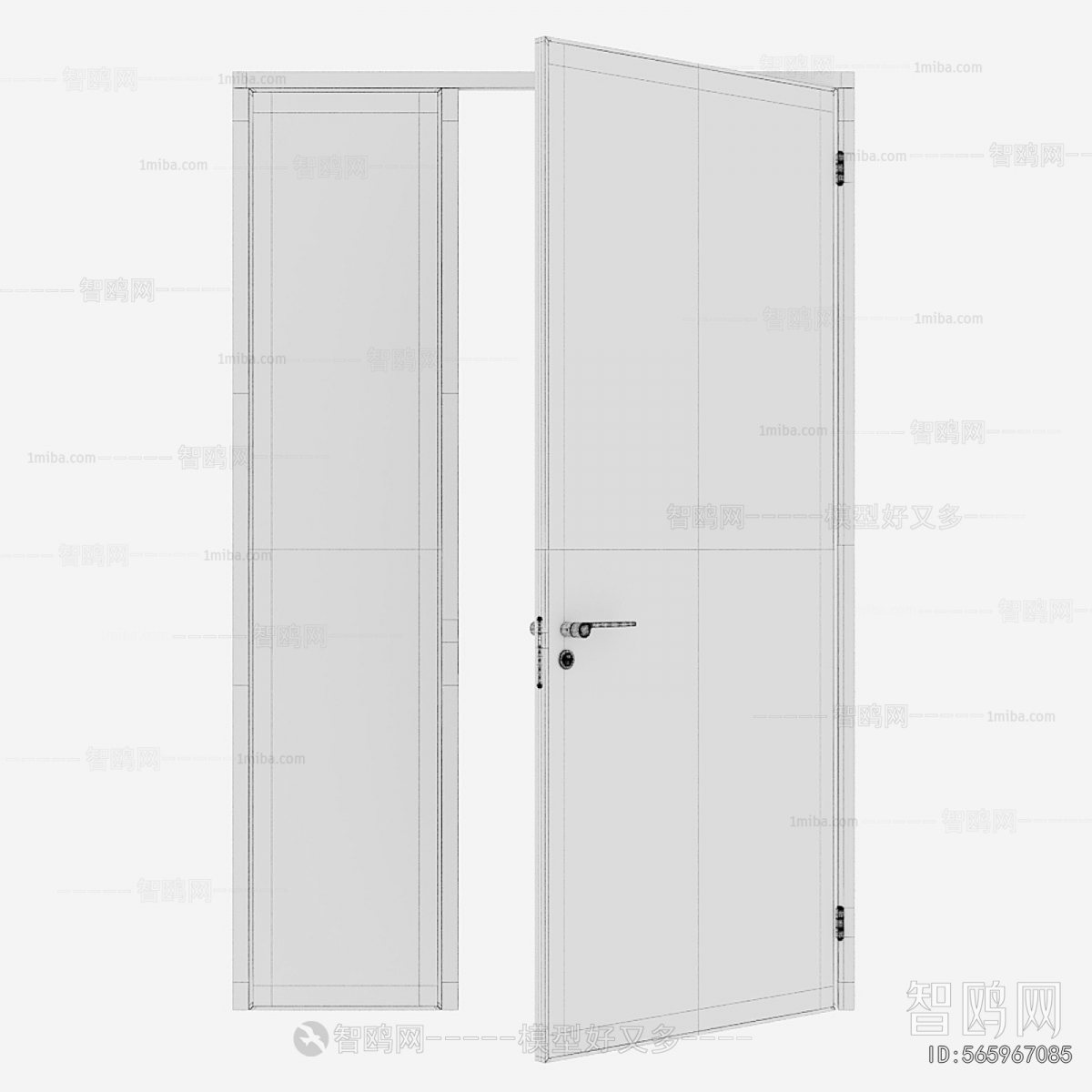 Modern Double Door