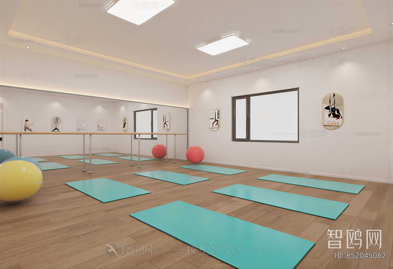 Modern Yoga Room