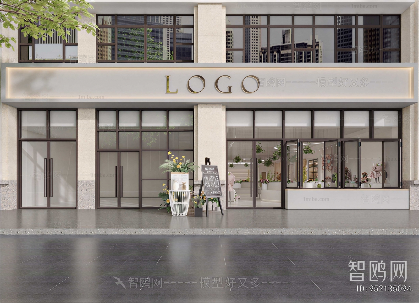 Modern Facade Element