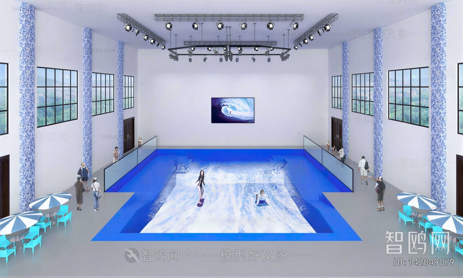 Modern Indoor Stadium